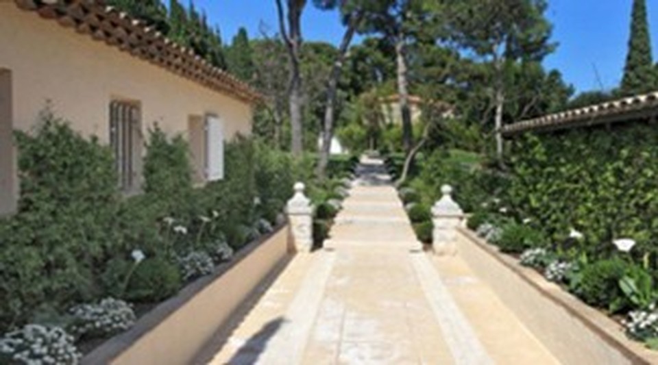 Allée villa Saint Jean Cap Ferrat